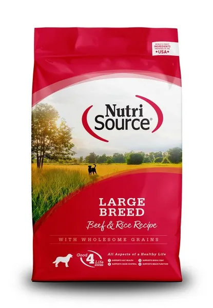 26Lb Nutrisource Adult Large Breed Beef - Healing/First Aid